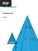 Aveva Batch Management: Installation Guide