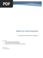 Fog Computing Report