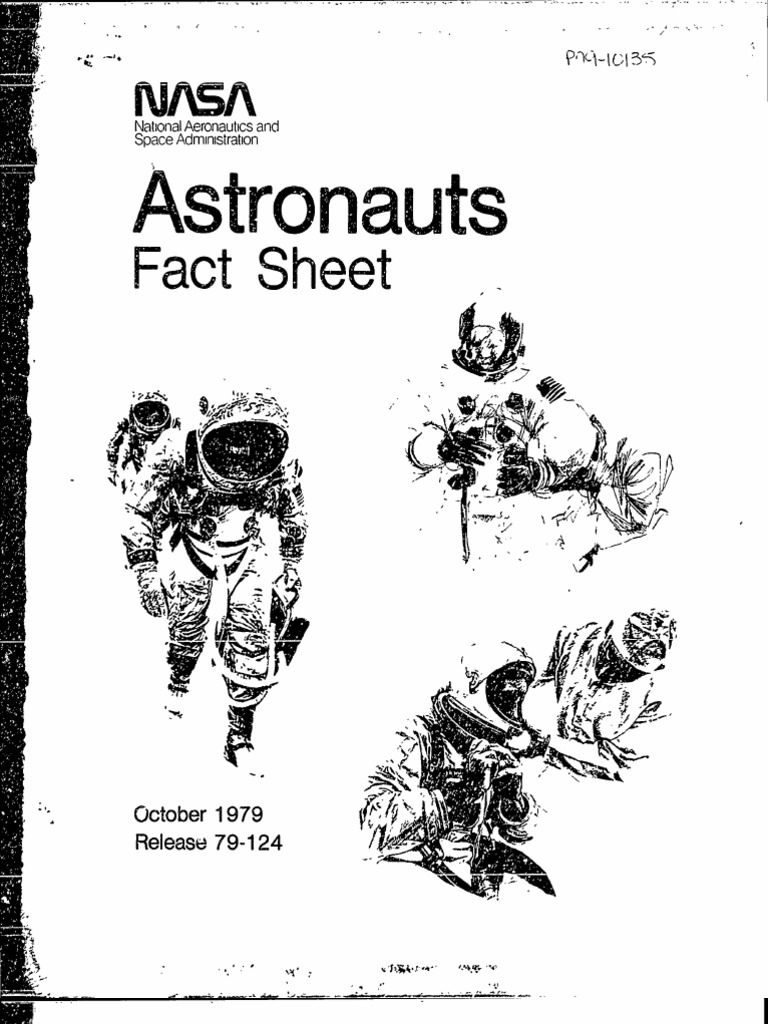 Astronauts Fact Sheet 1979 | PDF | Apollo Program | Project Gemini