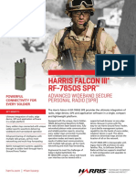 Harris Falcon Iii RF-7850S SPR: Advanced Wideband Secure Personal Radio (SPR)