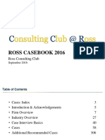 ROSS CASEBOOK 2016 Ross Consulting Club