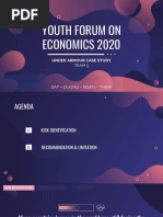 Youth Forum On Economics 2020: Under Armour Case Study