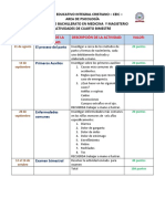 Hoja de Actividades de Psicología 4to Bachillerato 2020