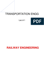 RAILWAY ENGG LEC 1: HISTORY AND DEVELOPMENT