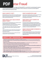 DLT Unemployment Fraud Fact Sheet