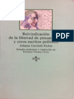 Reivindicación de La Libertad de Pensamiento y Otros Escritos Políticos by Fichte, Johann Gottlieb (Z-lib.org)