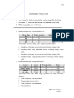 Instrument Pretest