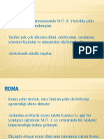 Roma Tarihi Ve Ekonomisi Slayt Notu PDF Indir