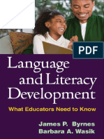 Language and Literacy Development (2008)