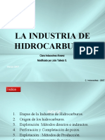 La Industria  de Hidrocarburos. 2007 - C. I. modif JT