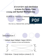 Fundamental Overview and Simulation of MIMO Systems For Space-Time Coding and Spatial Multiplexing
