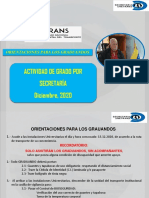 Instructivo de Actividad de Grado Por Secretaria