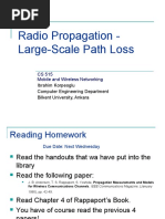 Radio Propagation - Large-Scale Path Loss: CS 515 Mobile and Wireless Networking