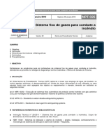 NPT - 026 - Sistema Fixo de Gases para Combate A Incêndio