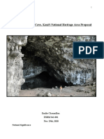 Maniniholo Dry Cave, Kaui'i National Heritage Area Proposal: Emilie Chaumillon ESRM 341-001 Nov. 29th, 2020