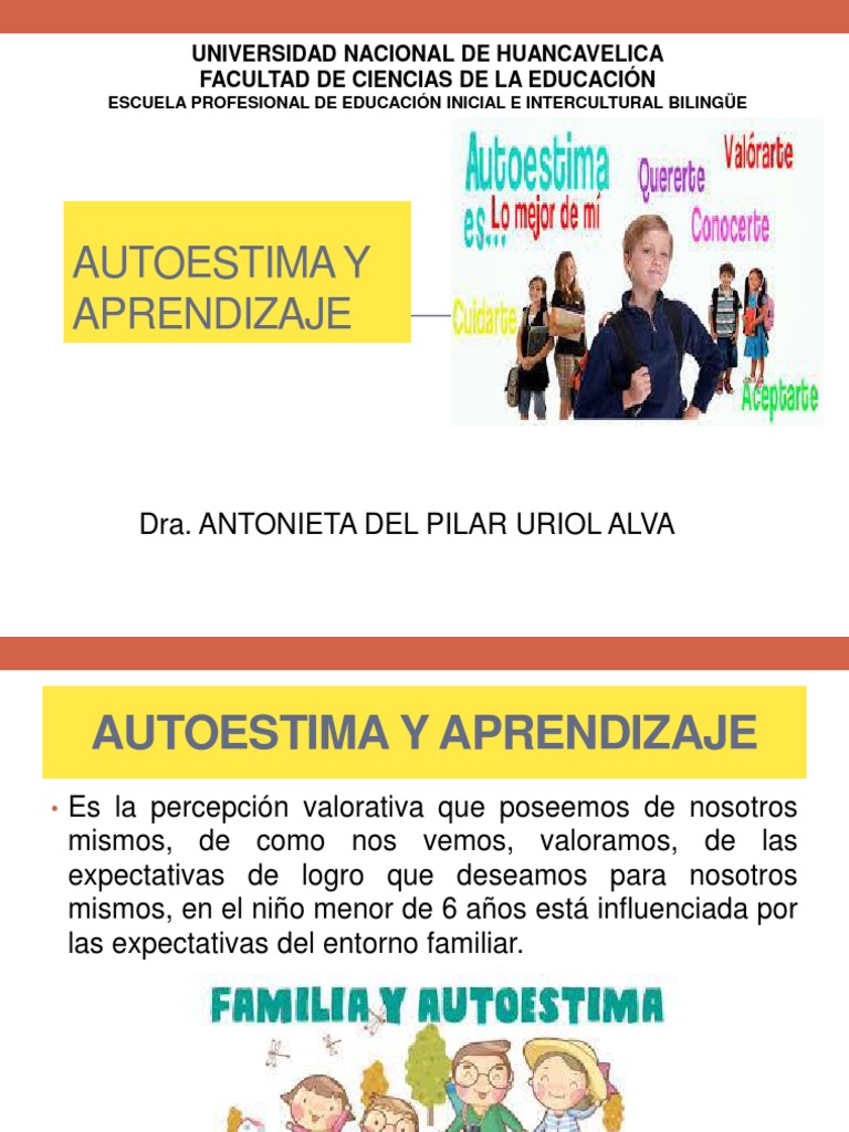 Fomentando la Autoestima en Niños | PDF | Autoestima | Aprendizaje