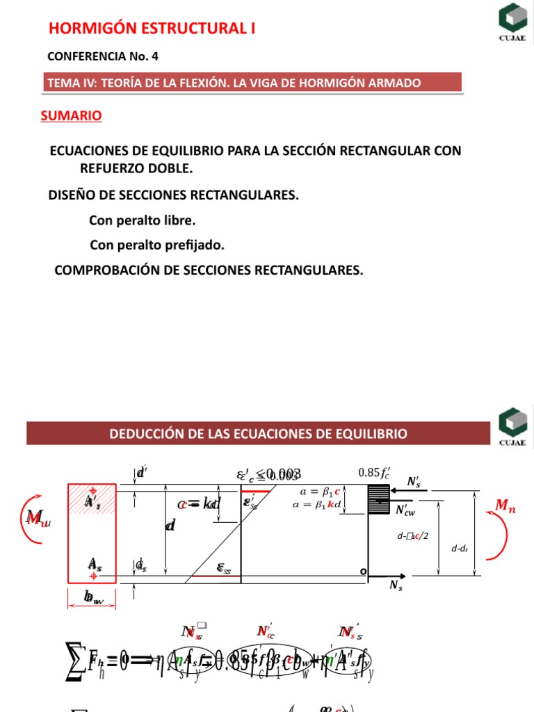 Act 4 - Conf. 4 Diseño de Sección Rectangular | PDF | Concreto ...
