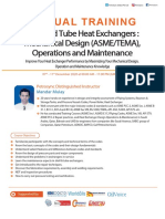 PETROSYNC - Shell and Tube Heat Exchangers VIRTUAL TRAINING 2020