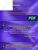 Apat Na Komponent o Sangkap NG Kasanayang Komunikatibo