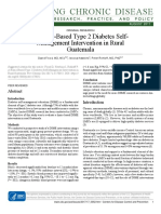 A Home-Based Type 2 Diabetes Self-Management Intervention