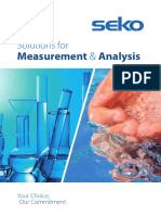 Solutions For: Measurement Analysis