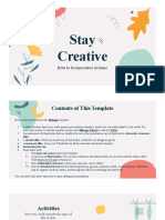 Stay Creative _ by Slidesgo