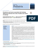 Prevalence and Factors Associated With Bullying: Differences Between The Roles of Bullies and Victims of Bullying