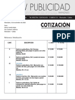 Cotización Señaletica