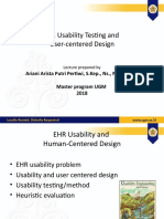 EHR Usability Testing and User-Centered Design
