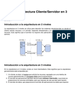 Arquitectura Cliente Servidor en 3 Niveles