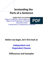 Understanding The Parts of A Sentence