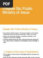 Chapter Six: Public Ministry of Jesus