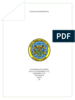 Informe Topo Nivelacion Geometrica