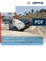 Mobicat MC 110 Z Evo Mobicat MC 110 R Evo: Contractor Line