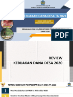 Sosialisasi Kebijakan Dana Desa TA 2021 - Share