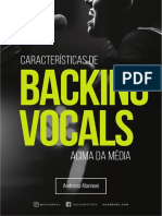 eBook Backing Vocals Acima Da Media