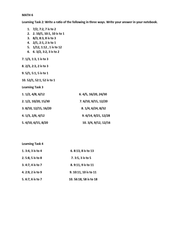 Math 6 | PDF | Science & Mathematics