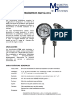 Catalogo - Termometros Bimetalicos