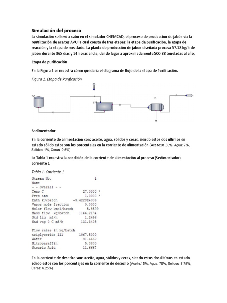 Simulación Del Proceso CHEMCAD | PDF | Motor a reacción | Agua
