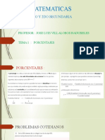 Matematicas Tema 1 Porcentajes