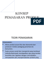 Konsep Pemasaran Produk