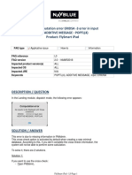 Error - Computation Error ERIDSA - 3 Error in Input