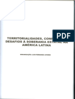 Ayerbe - Territorialidades Conflitos e Desafios à Soberania Estatal Na Am. Latina