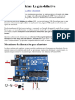 Alimentar El Arduino La Guía Definitiva