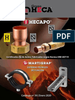 Materiales de Construccion Catalogo Precios Fontanteria HECAPO