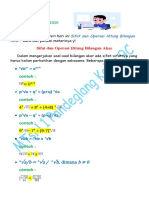 Materi Operasi Hitung Bilangan Akar