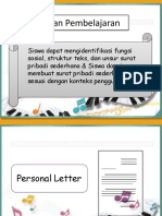 Personal Letter Ppt