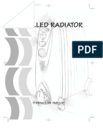 Oil Filled Radiator: Instruction Manual
