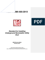 NECA-NEMA 605-201X (Ed. 2015) - Standard For Installing UG Non Metallic Duct