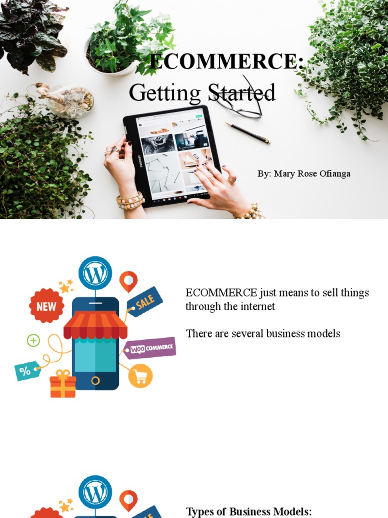 Ecommerce Getting Started | PDF | Retail | Business Economics